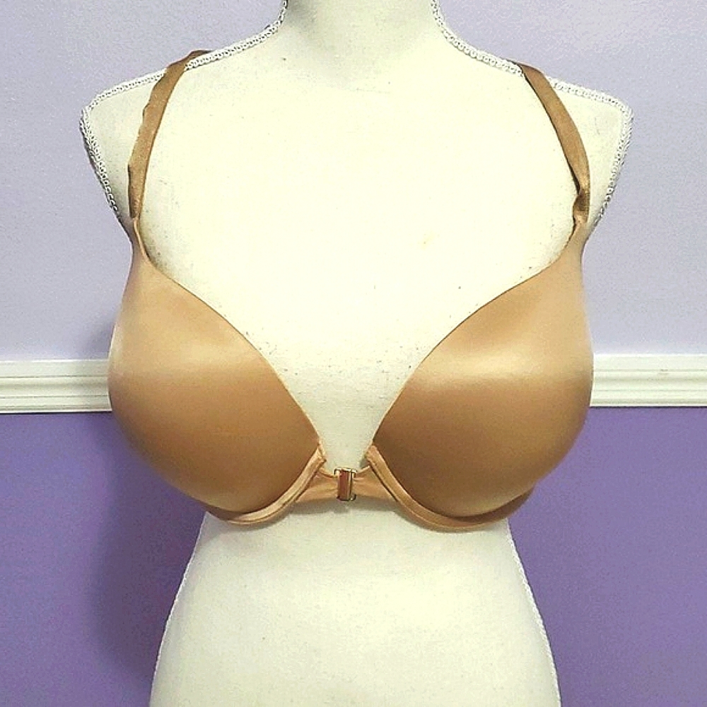 Victoria's Secret Very Sexy Push-Up Front Closure Bra Nude 36DDD